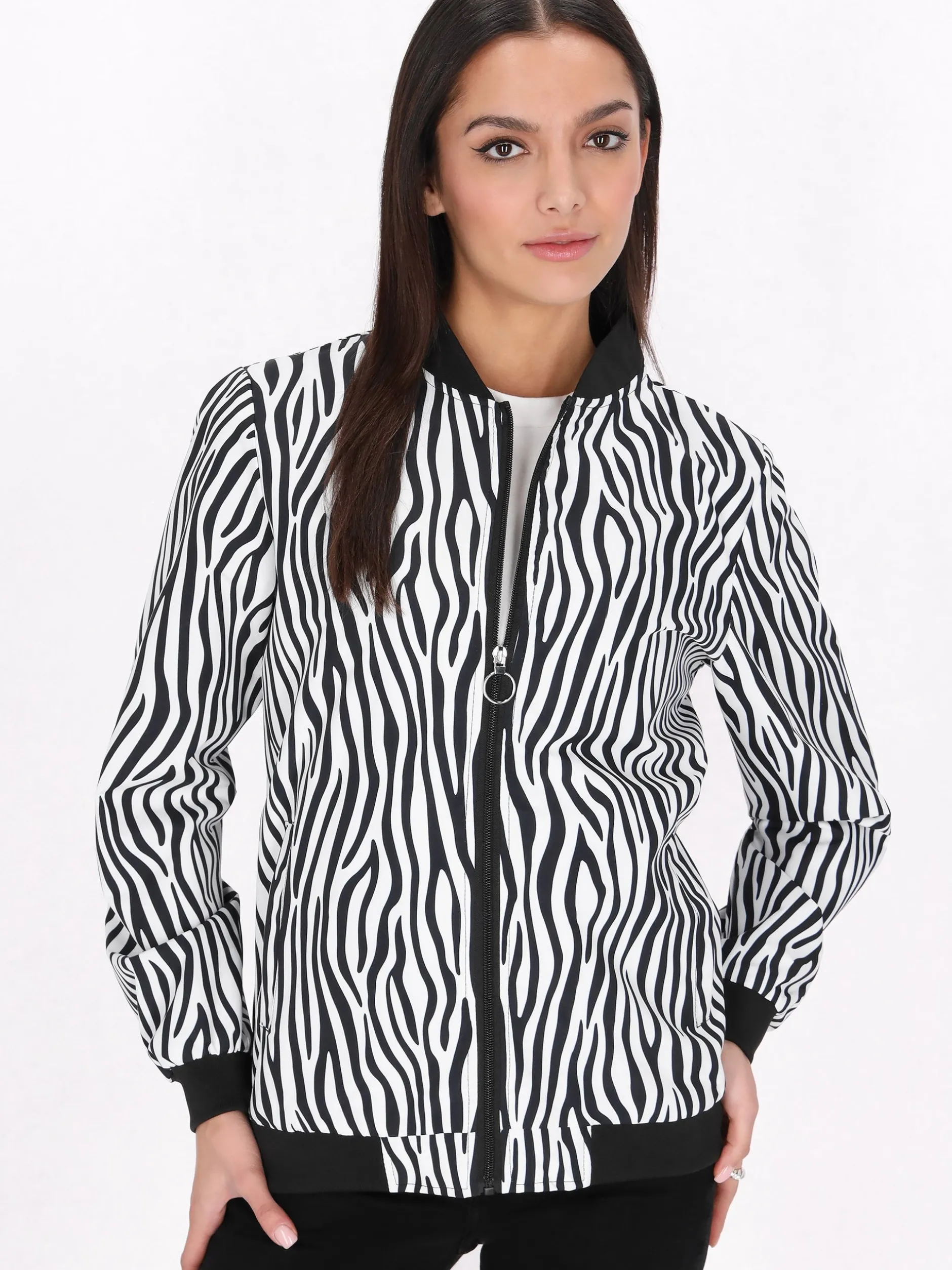 MyMo Damen Jacke in braun