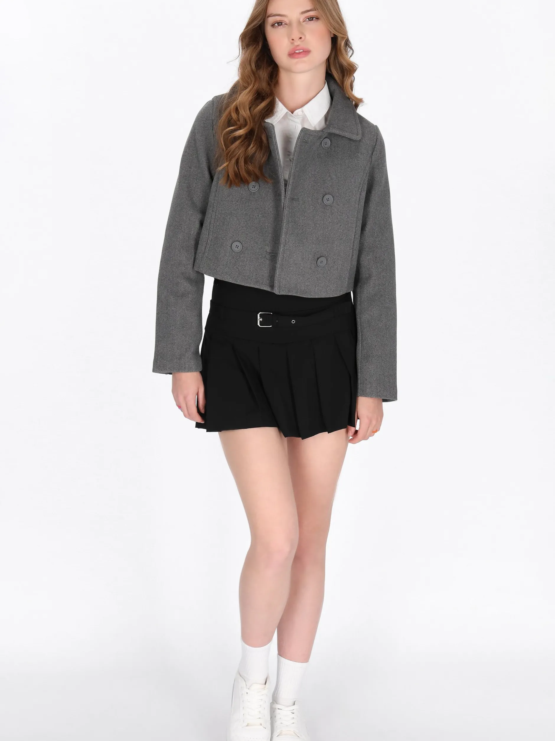 MyMo Damen Jacke in grau