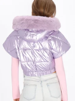 MyMo Damen Jacke in lila