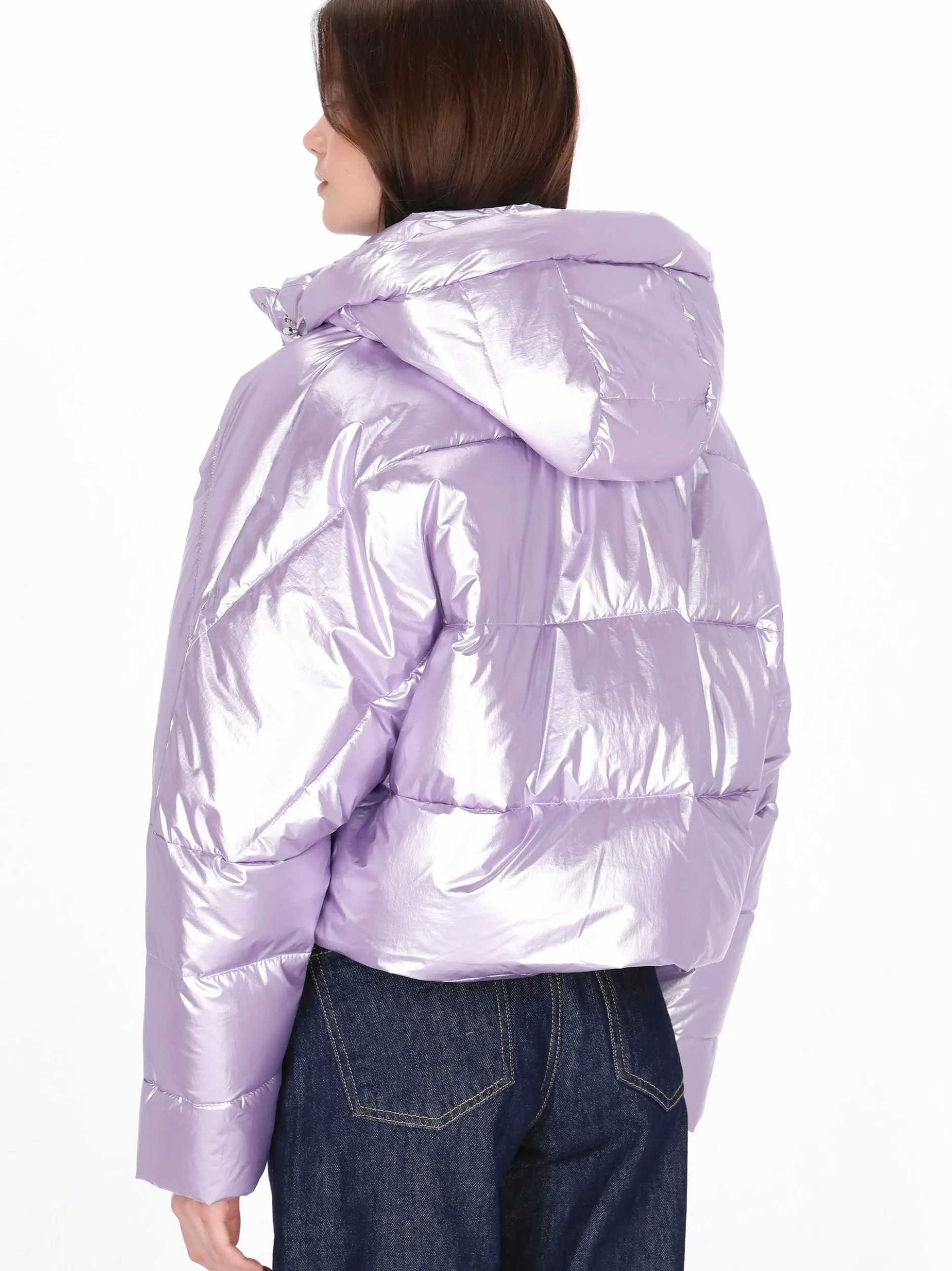 MyMo Damen Jacke in lila