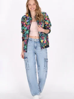 MyMo Damen Jacke in mehrfarbig