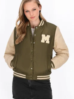 MyMo Damen Jacke in oliv