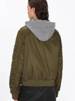 MyMo Damen Jacke in oliv