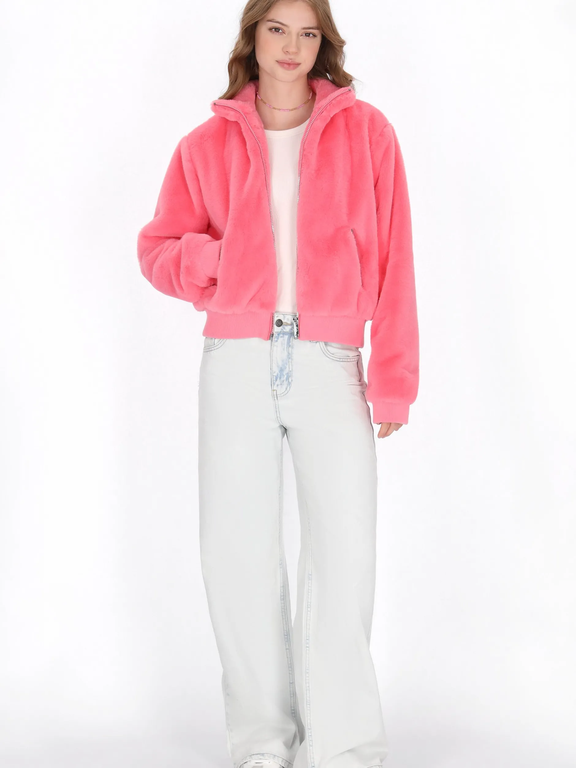 MyMo Damen Jacke in pink