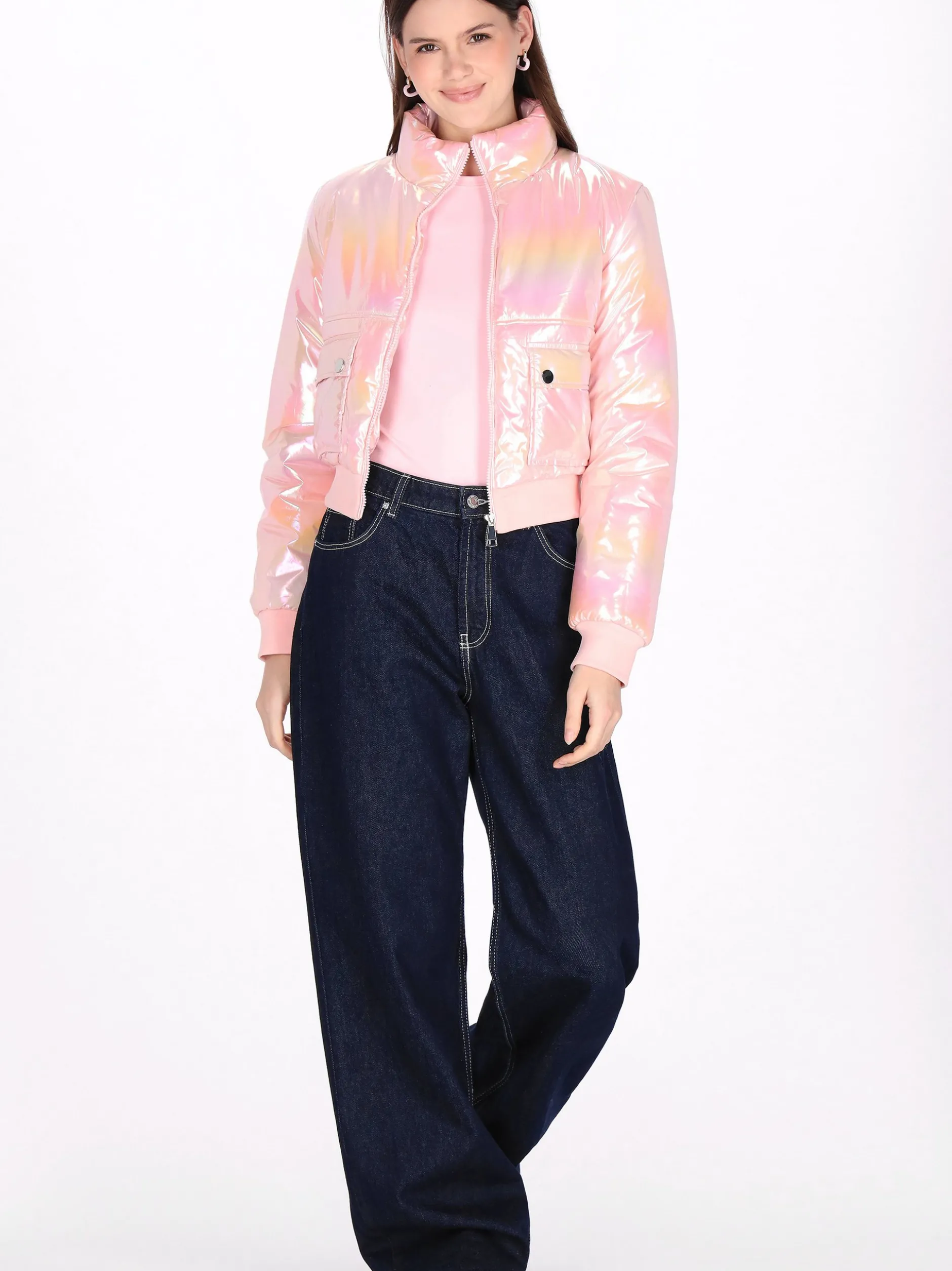 MyMo Damen Jacke in rosa
