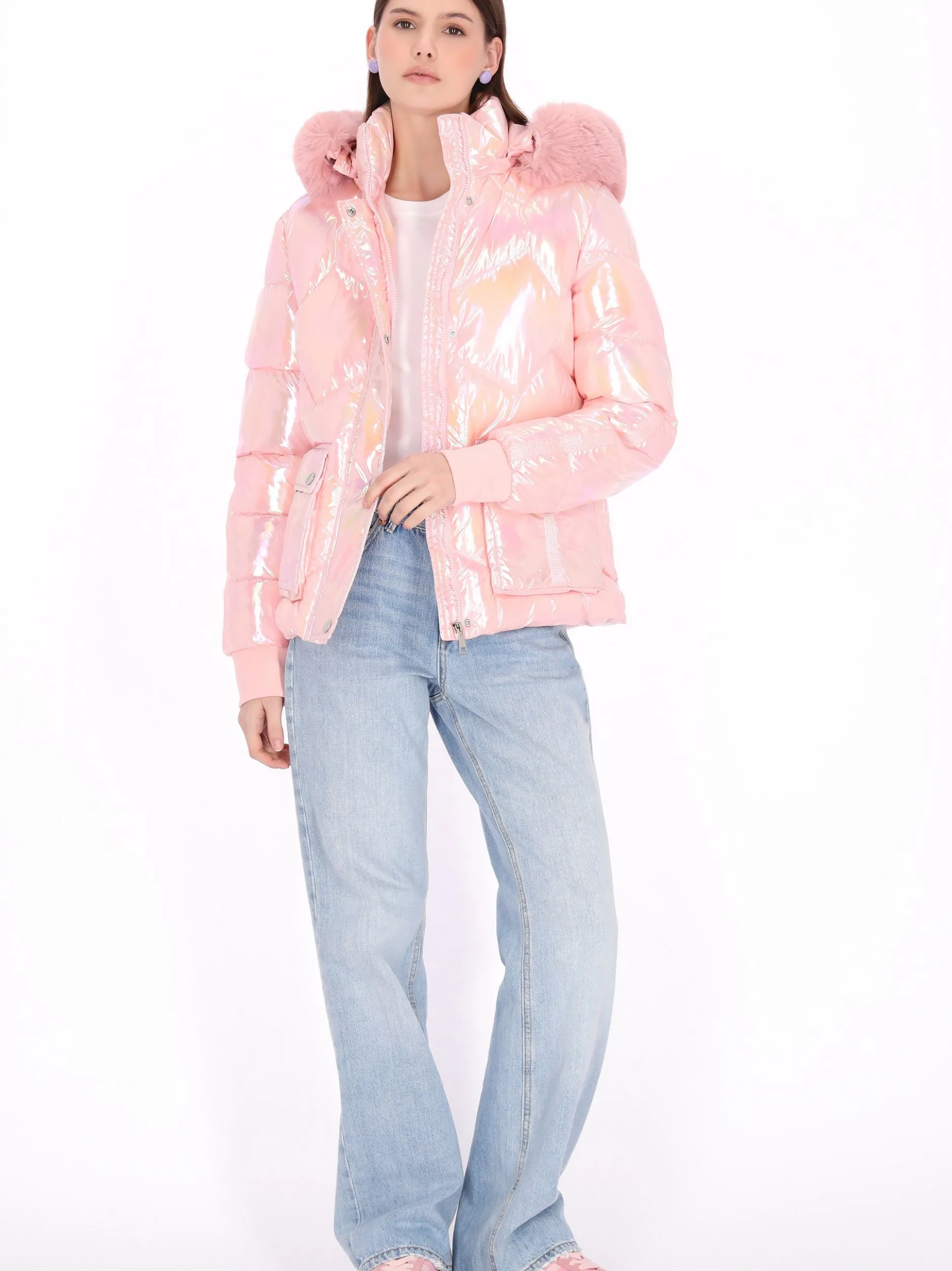 MyMo Damen Jacke in rosa
