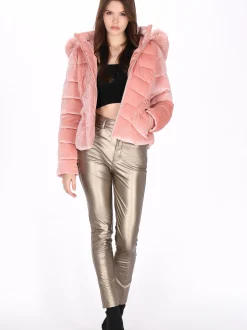MyMo Damen Jacke in rosenholz