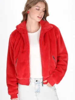 MyMo Damen Jacke in rot