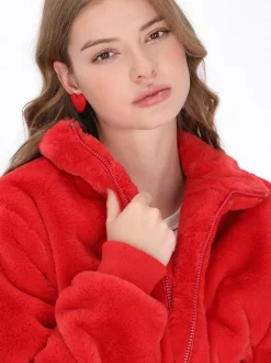 MyMo Damen Jacke in rot
