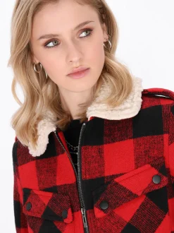 MyMo Damen Jacke in rot