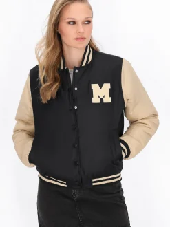 MyMo Damen Jacke in schwarz