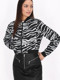 MyMo Damen Jacke in schwarz