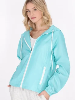 MyMo Damen Jacke in türkis