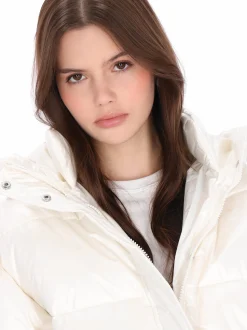 MyMo Damen Jacke in weiß