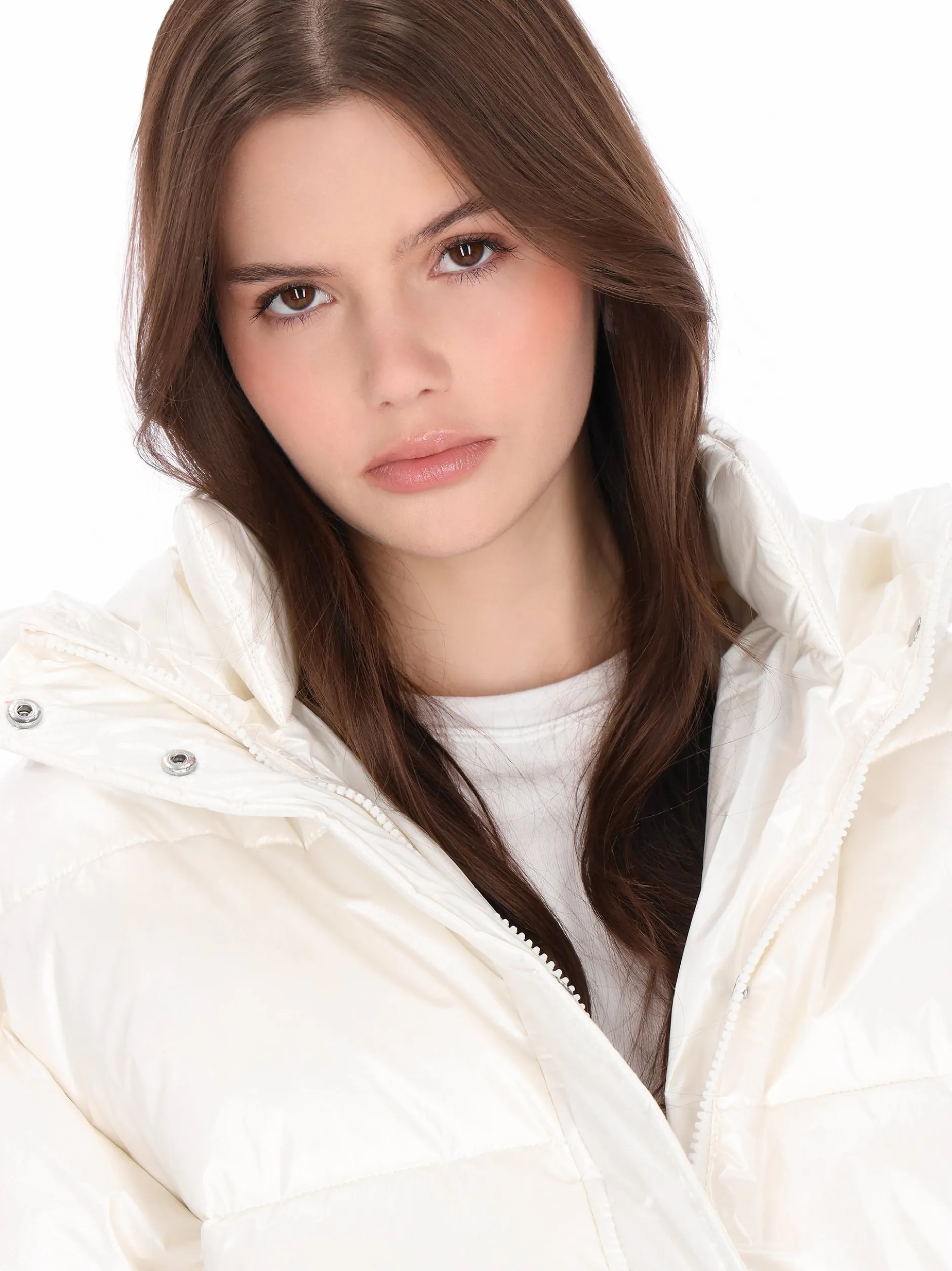 MyMo Damen Jacke in weiß