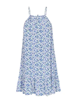 MyMo Damen Kleid in blau - Länge: mittel