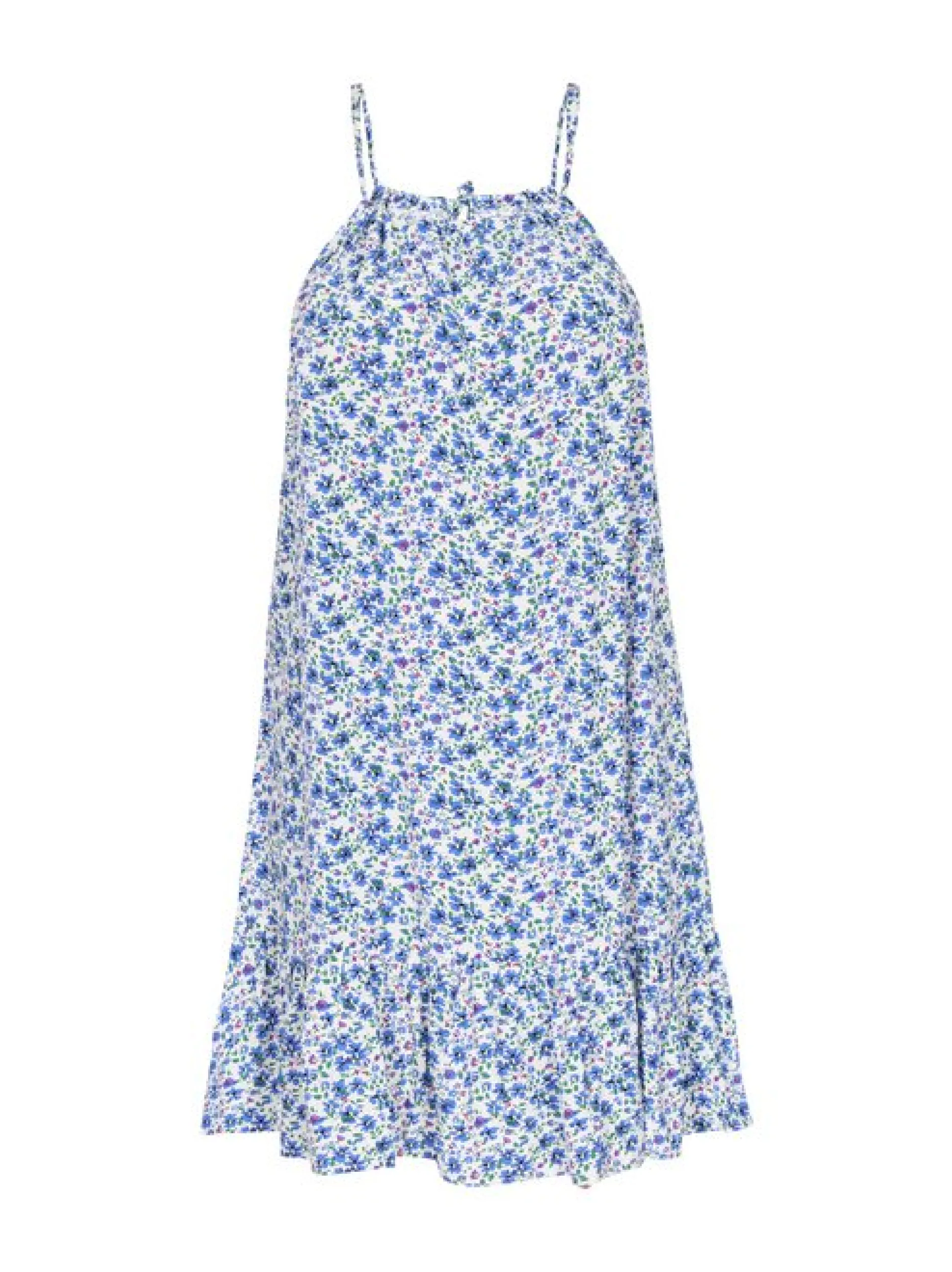 MyMo Damen Kleid in blau - Länge: mittel