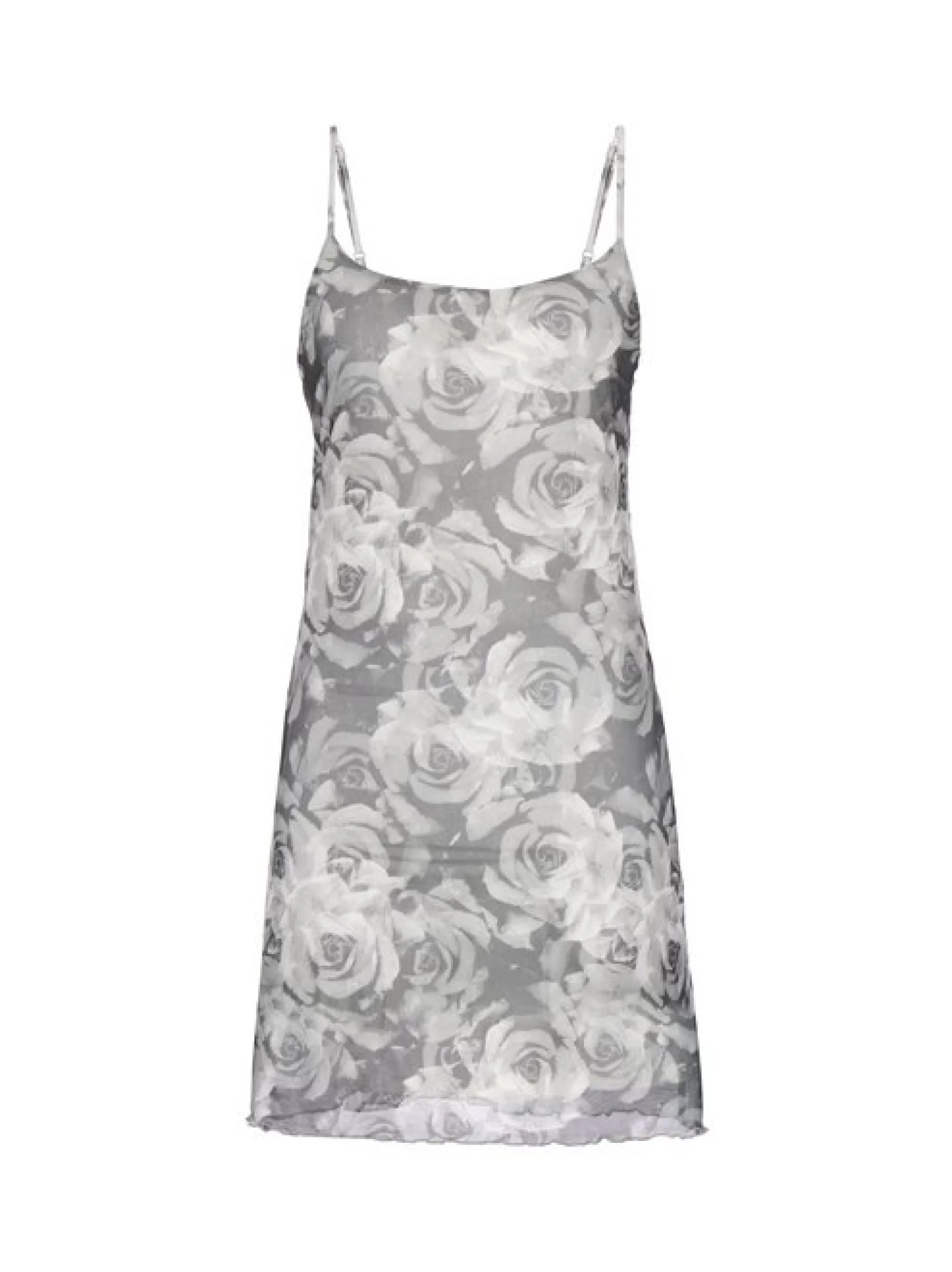MyMo Damen Kleid in grau - Länge: mittel