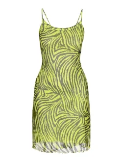 MyMo Damen Kleid in grün - Länge: mittel