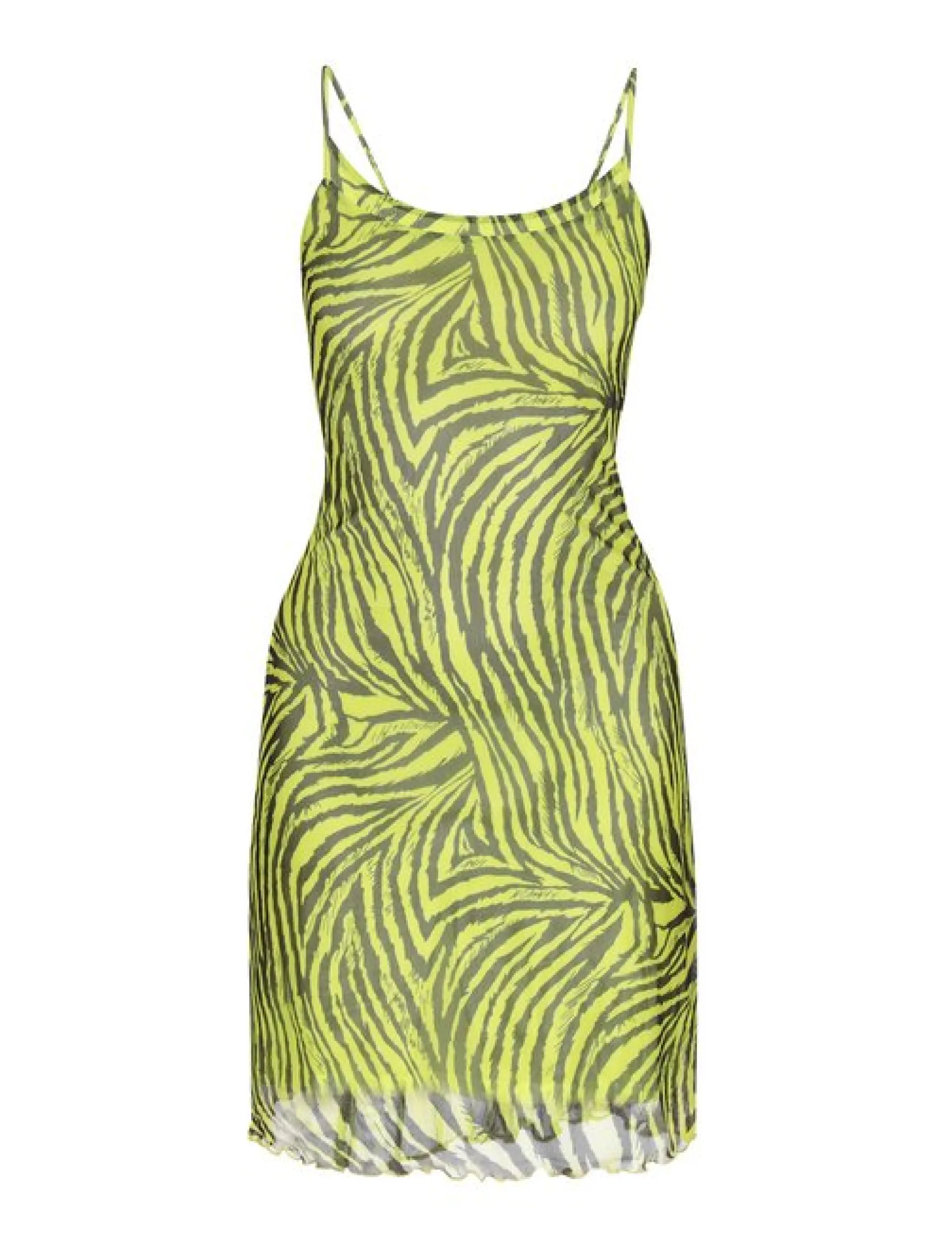 MyMo Damen Kleid in grün - Länge: mittel