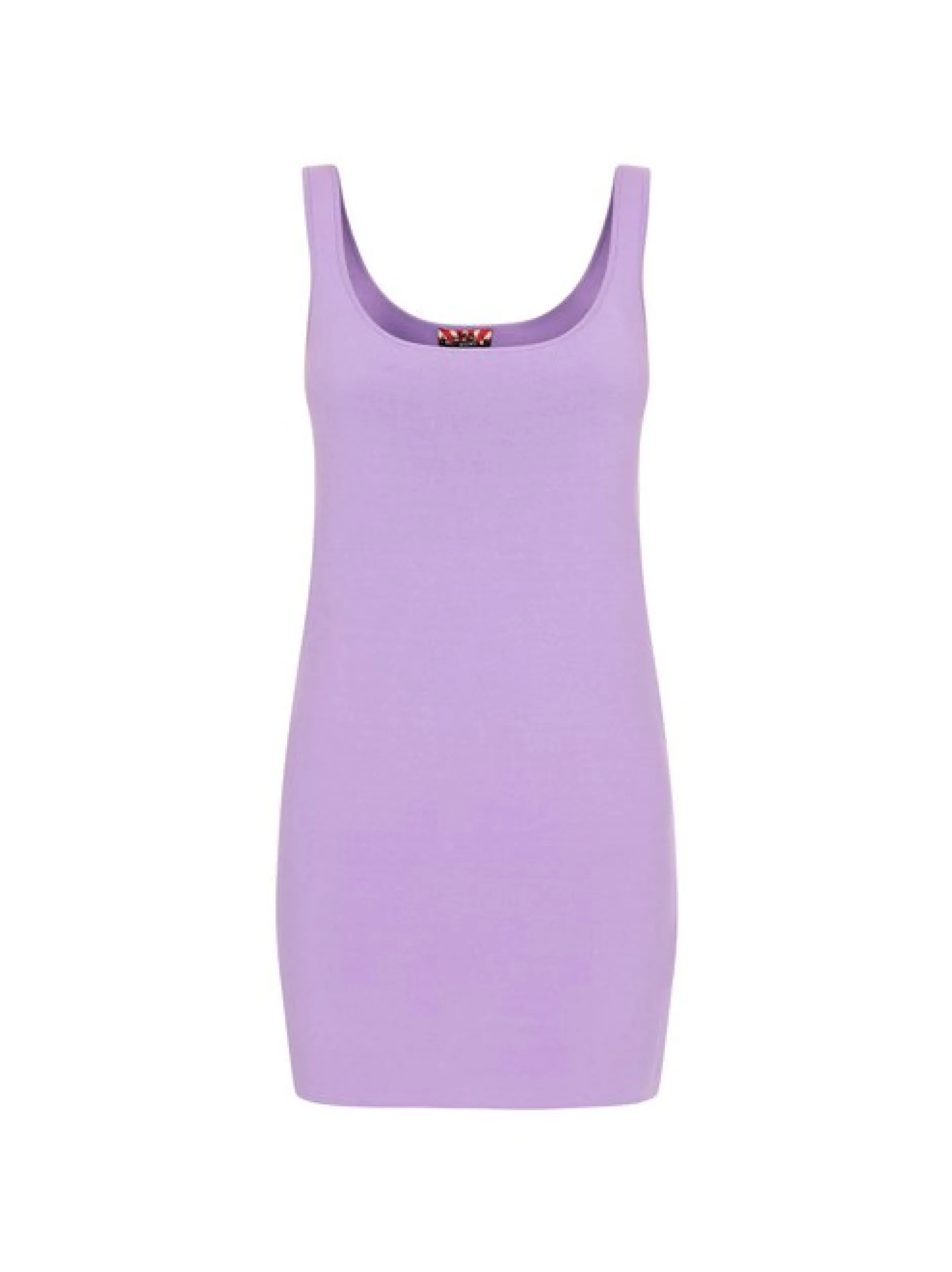 MyMo Damen Kleid in lila - Länge: mittel