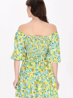 MyMo Damen Kleid in mehrfarbig - Länge: mittel