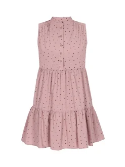 MyMo Damen Kleid in purple - Länge: mittel
