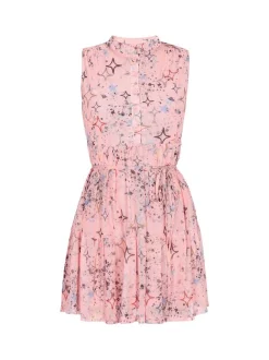 MyMo Damen Kleid in rosa - Länge: mittel