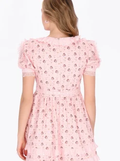 MyMo Damen Kleid in rosa - Länge: mittel