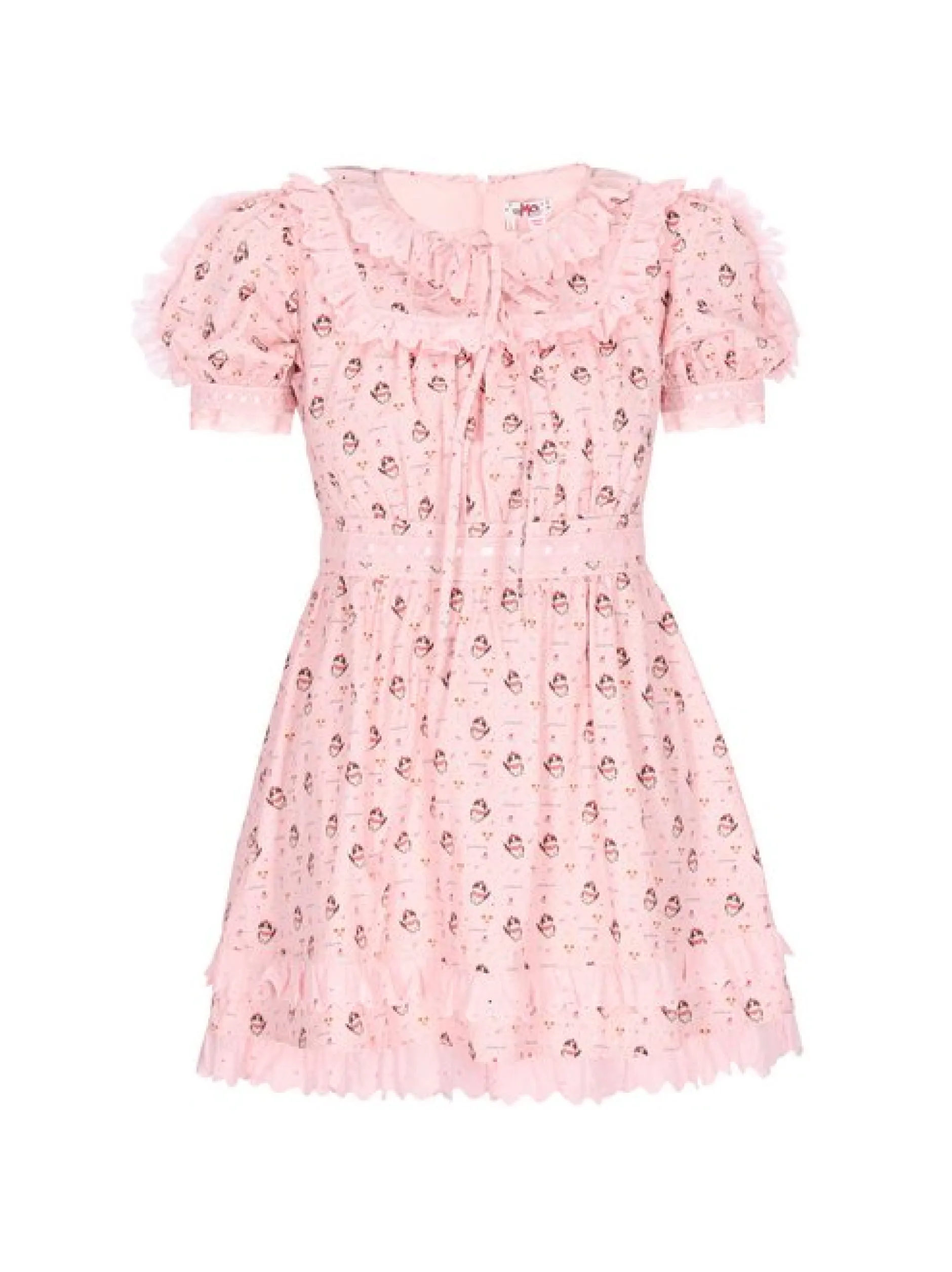 MyMo Damen Kleid in rosa - Länge: mittel
