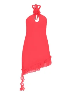 MyMo Damen Kleid in rot - Länge: mittel