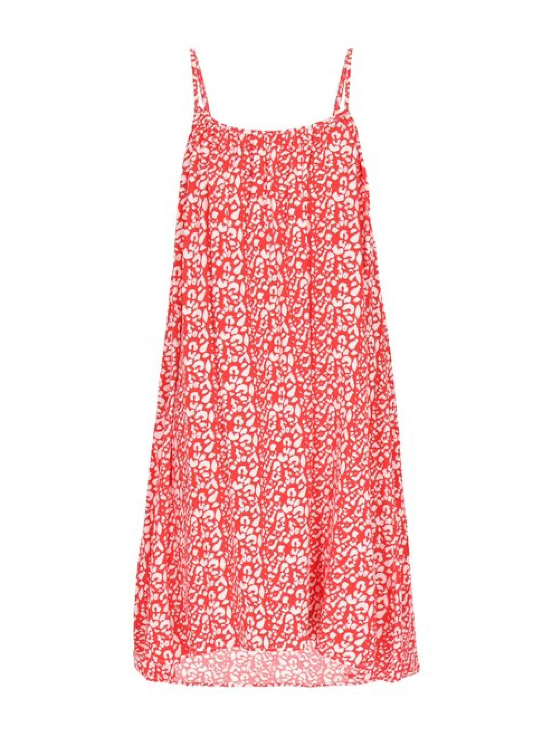 MyMo Damen Kleid in rot - Länge: mittel
