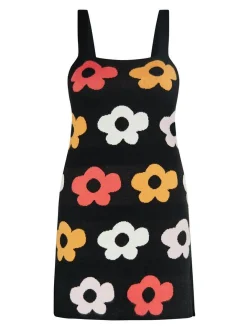 MyMo Damen Kleid in schwarz