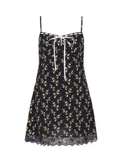 MyMo Damen Kleid in schwarz - Länge: mittel
