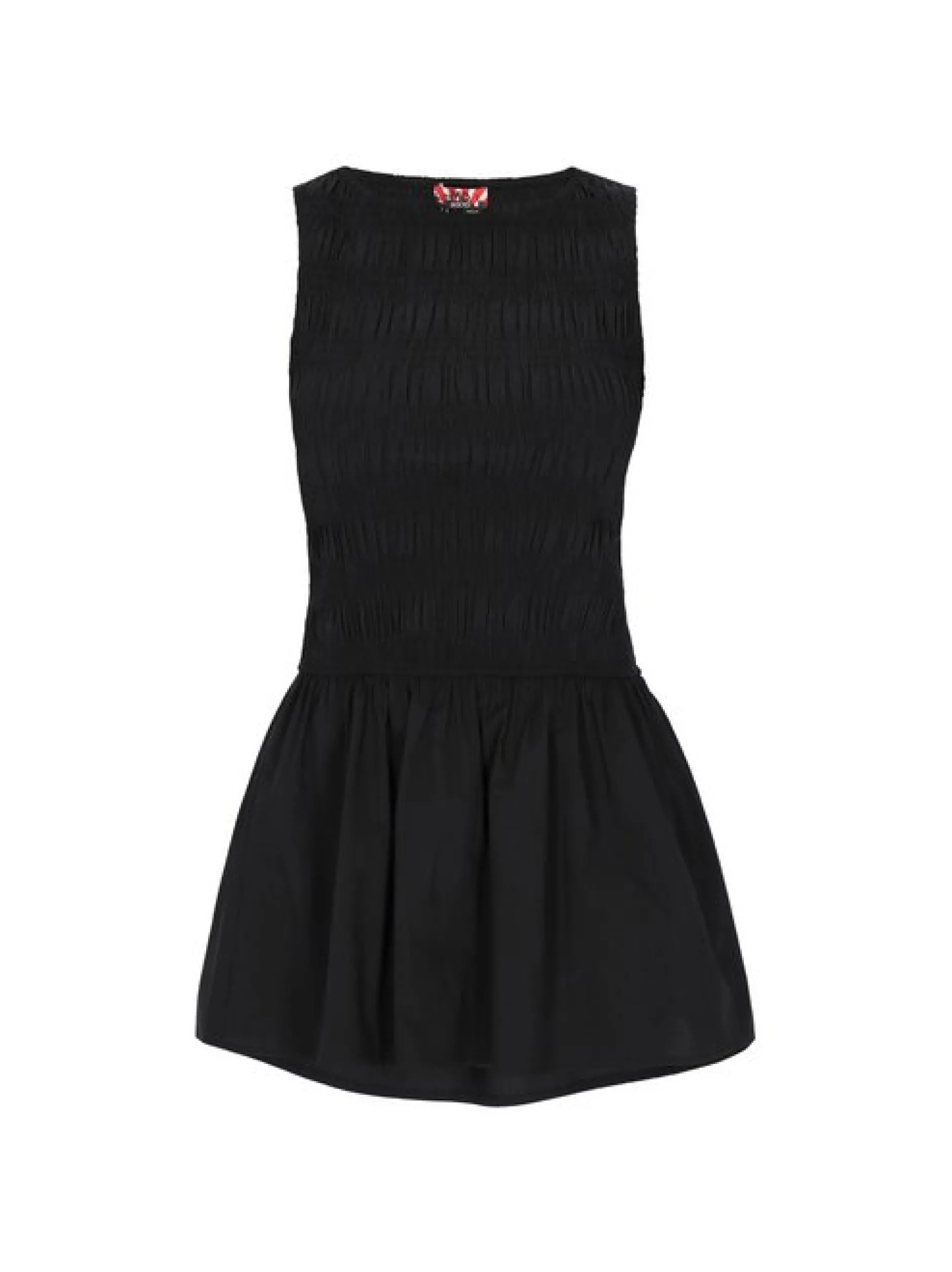 MyMo Damen Kleid in schwarz - Länge: mittel