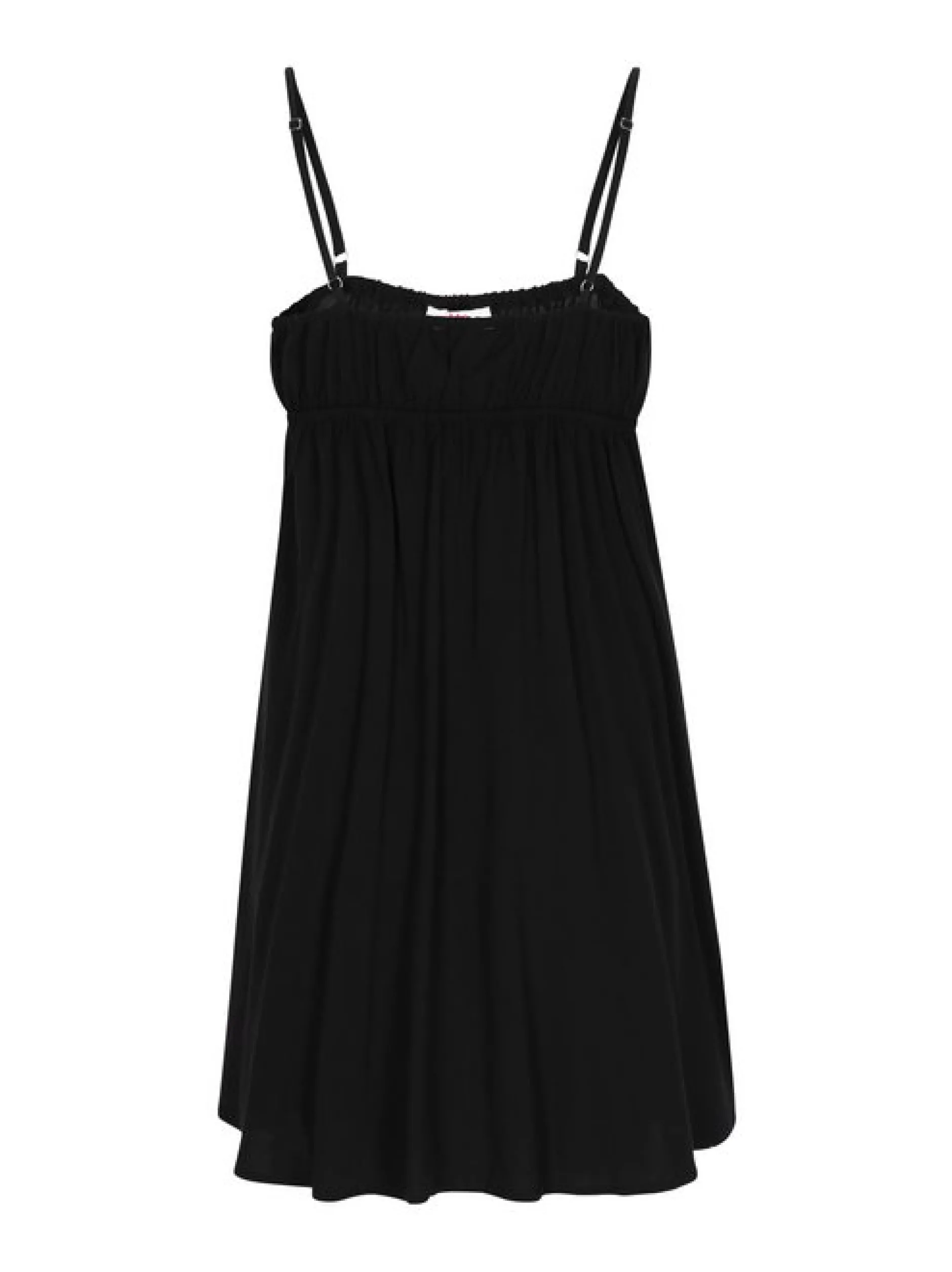 MyMo Damen Kleid in schwarz - Länge: mittel