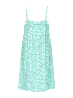 MyMo Damen Kleid in türkis - Länge: mittel