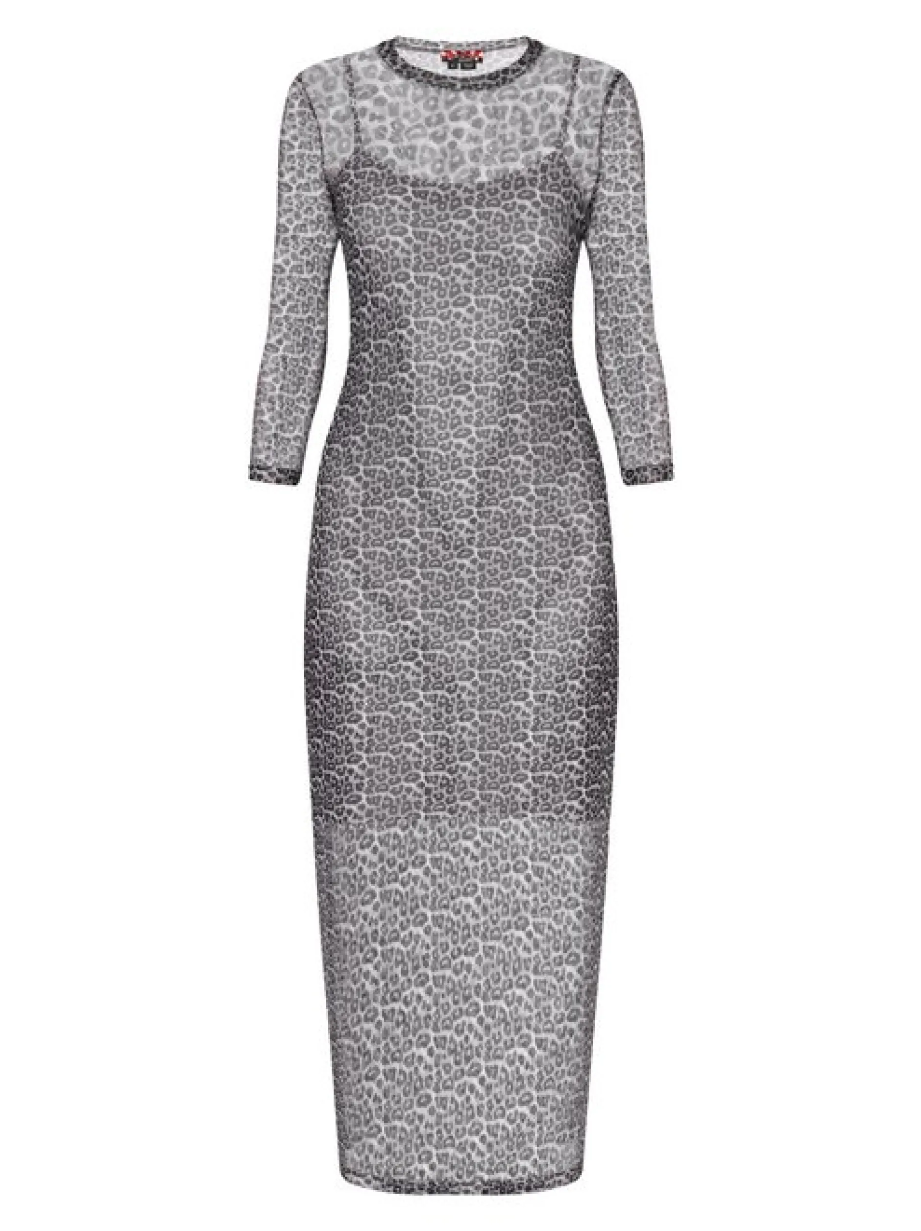 MyMo Damen Kleid in weiß - Ausschnitt: Rundhals