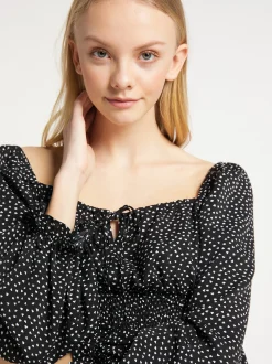 MyMo Damen Langarmshirt in mehrfarbig