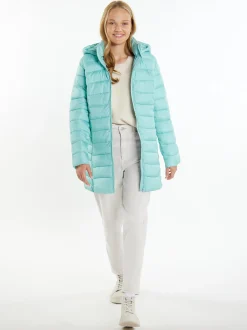 MyMo Damen leichte Steppjacke in mint