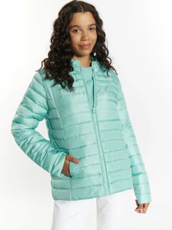 MyMo Damen Leicht wattierte Jacke in mint