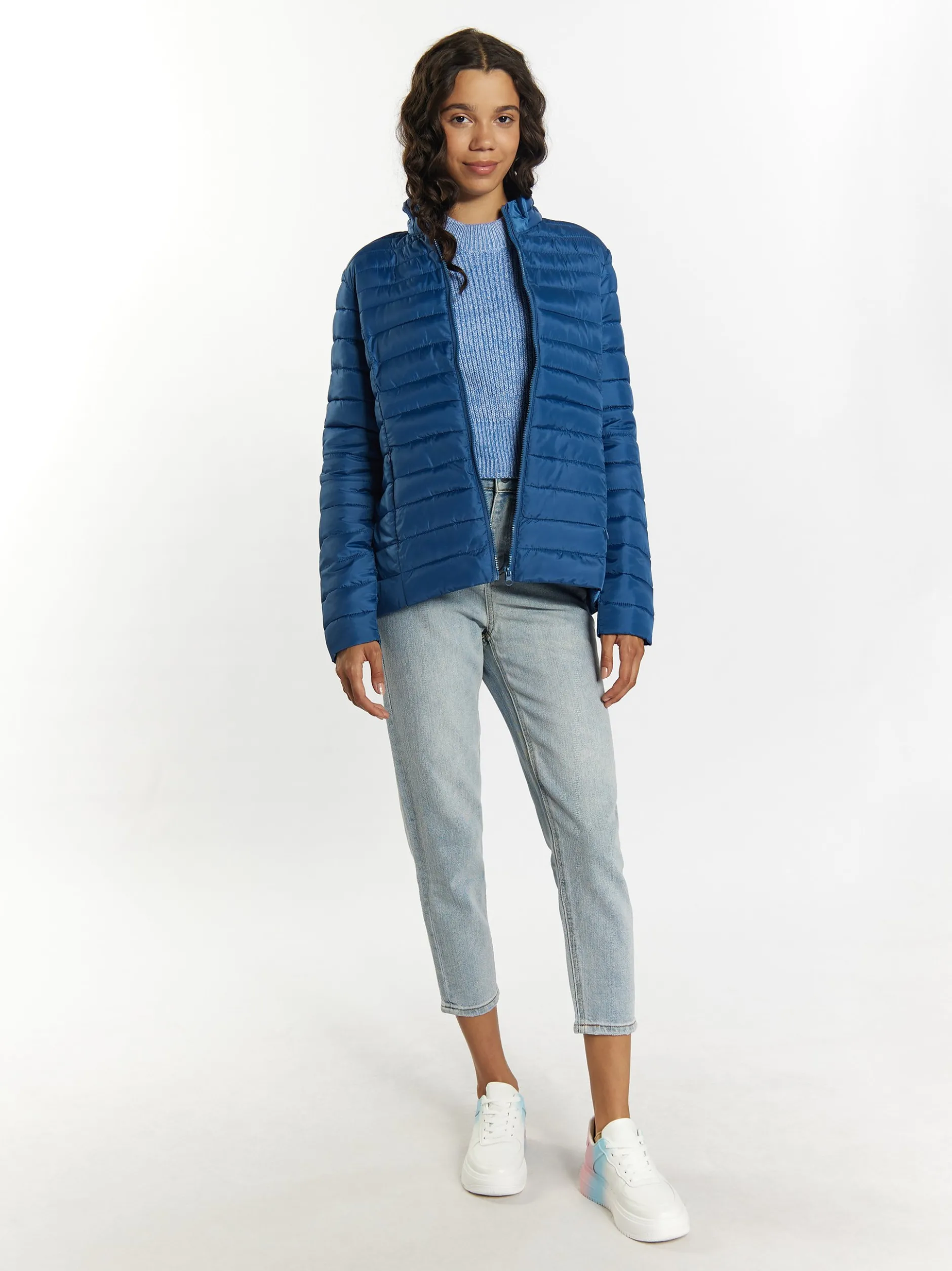 MyMo Damen Leicht wattierte Jacke in marine