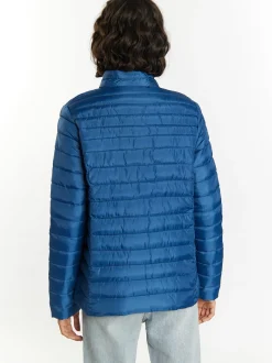 MyMo Damen Leicht wattierte Jacke in marine
