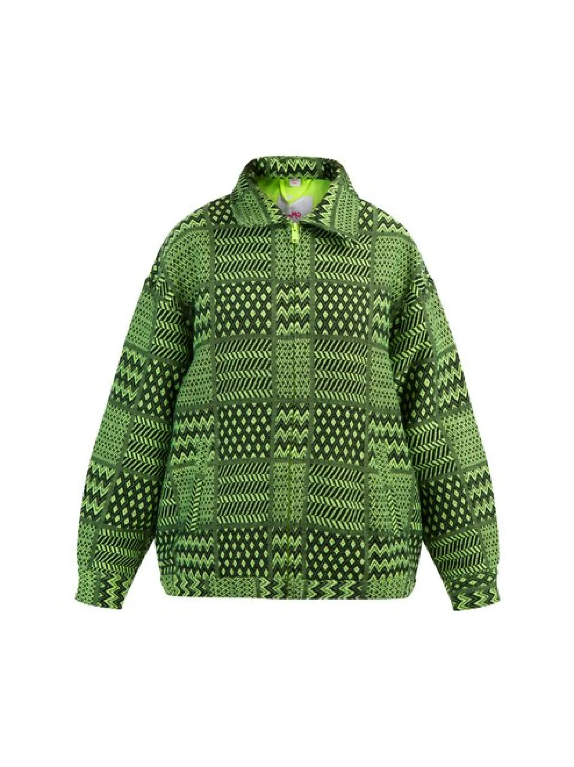 MyMo Damen Oversize-Blouson in grün