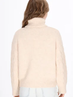 MyMo Damen Pullover in beige