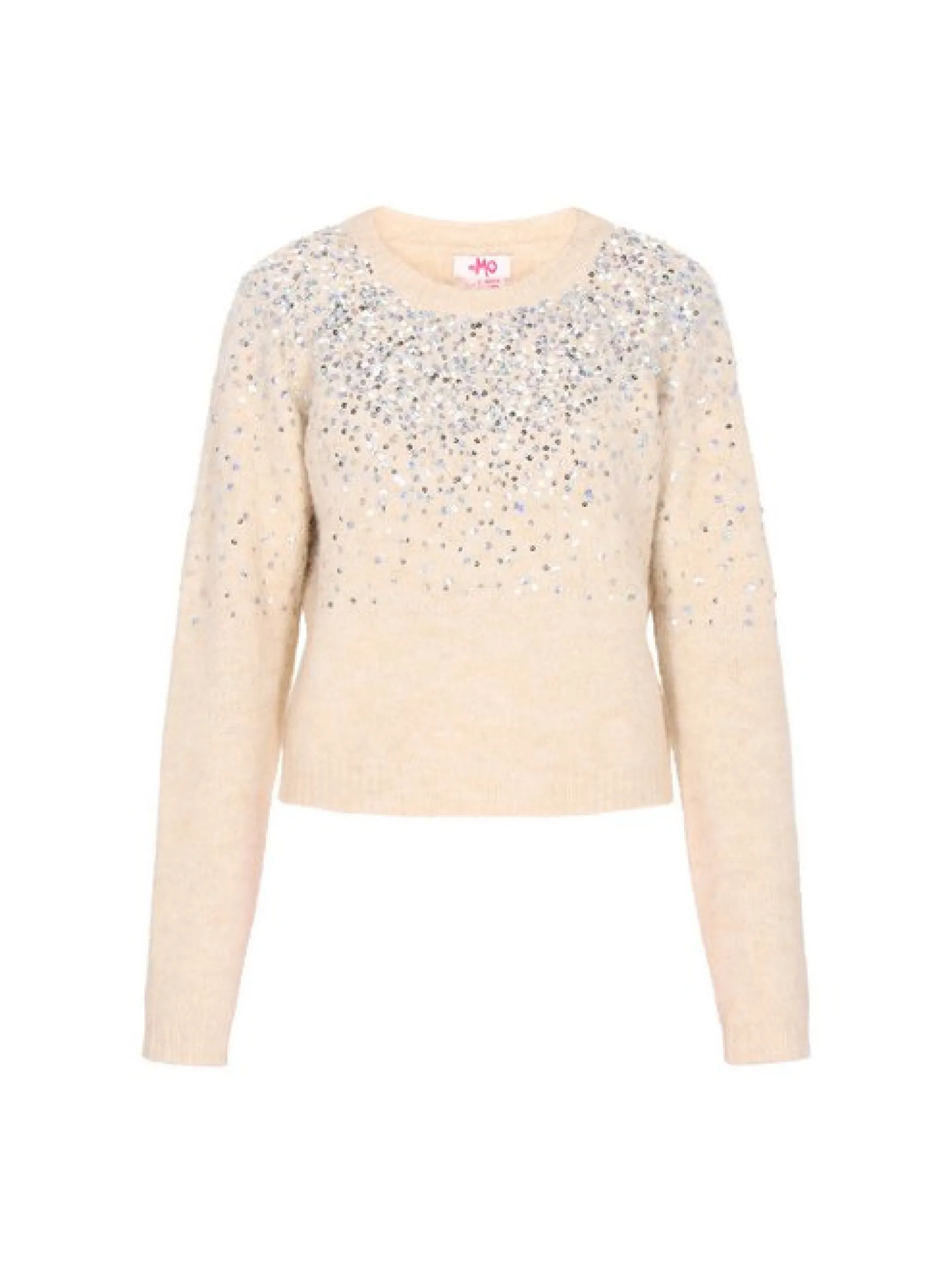 MyMo Damen Pullover in beige - Ausschnitt: Rundhals
