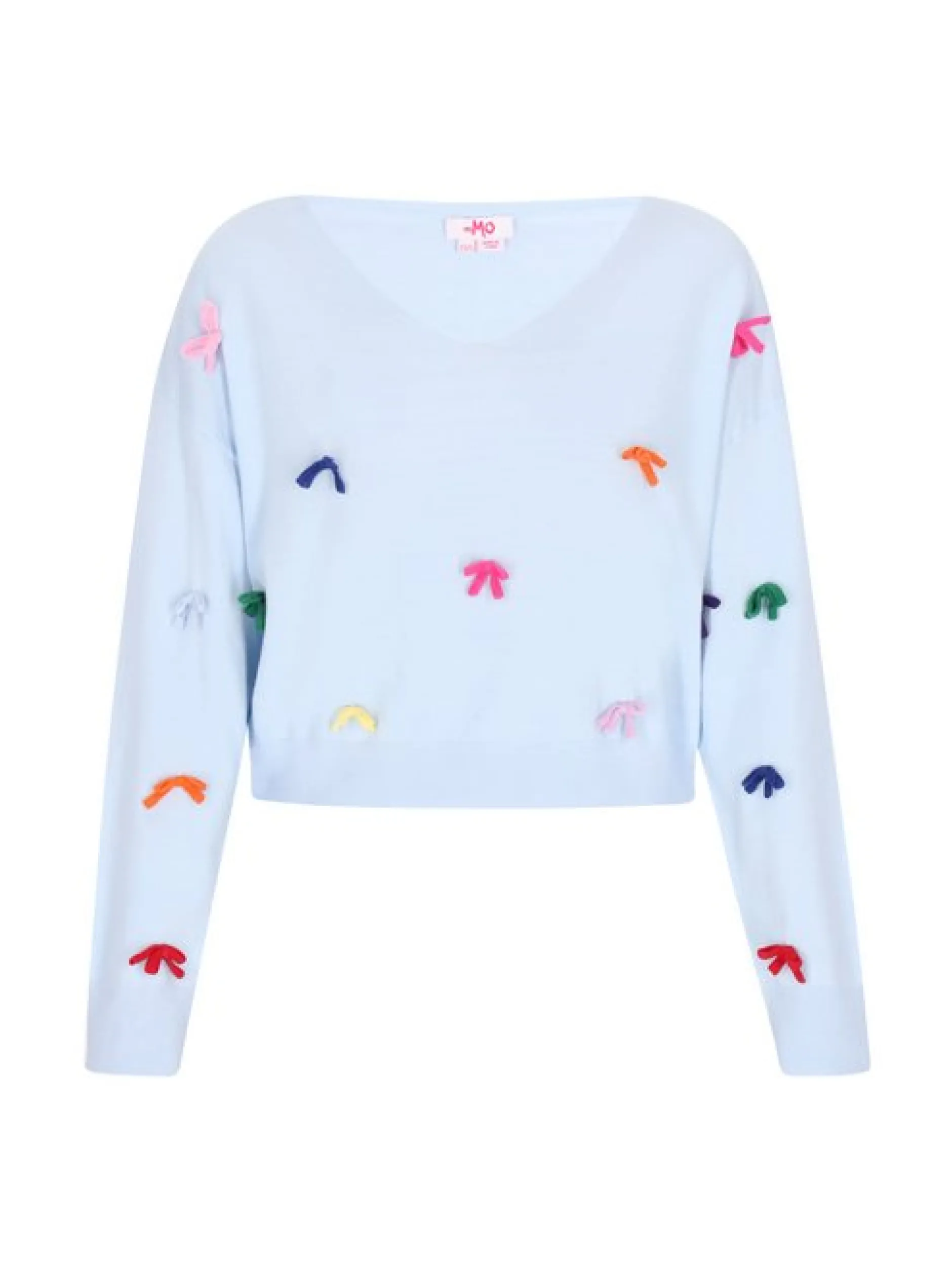 MyMo Damen Pullover in blau