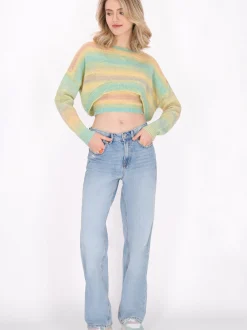 MyMo Damen Pullover in gelb