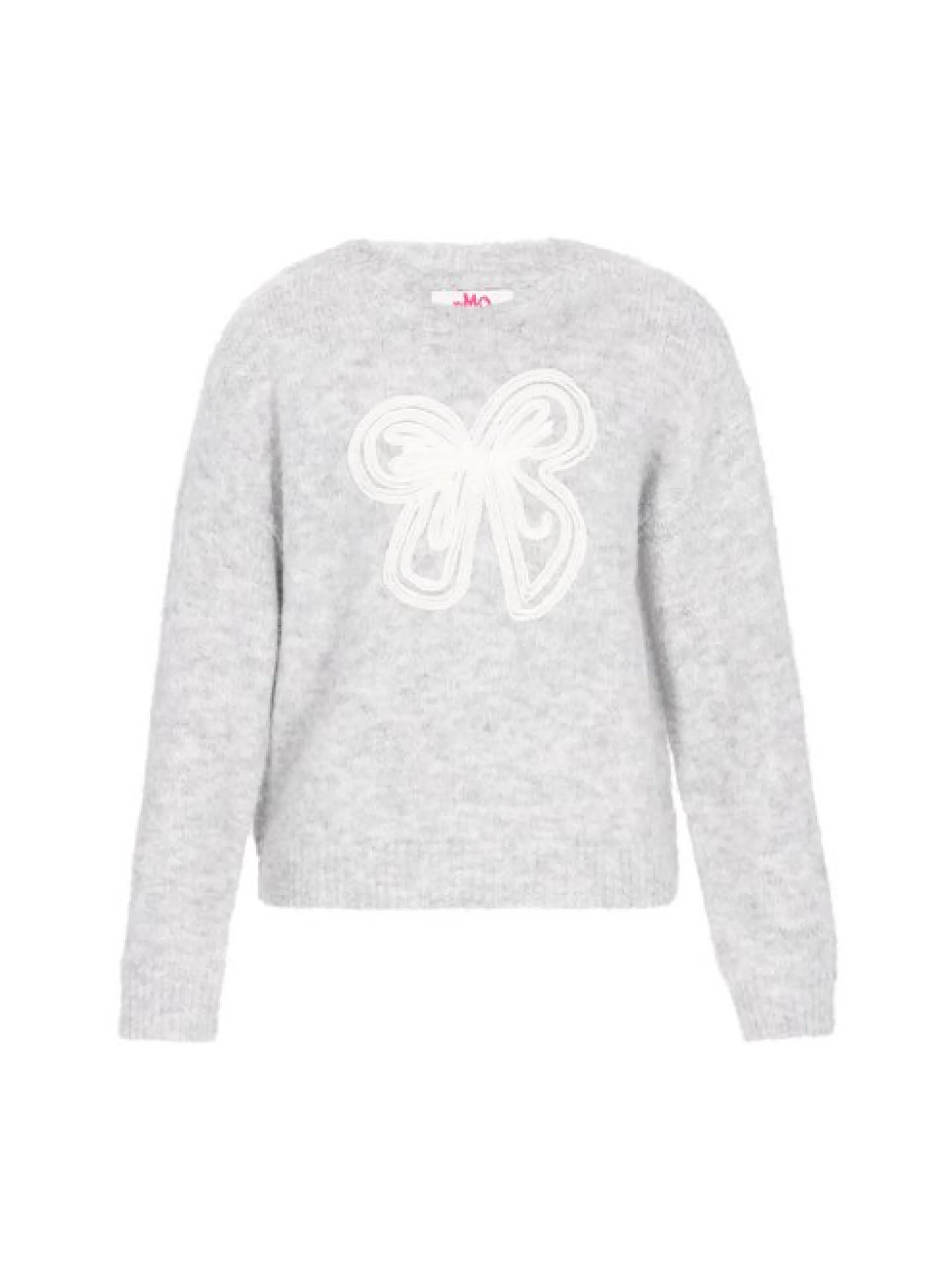 MyMo Damen Pullover in grau - Ausschnitt: Rundhals