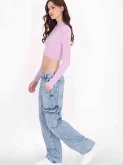 MyMo Damen Pullover in lila